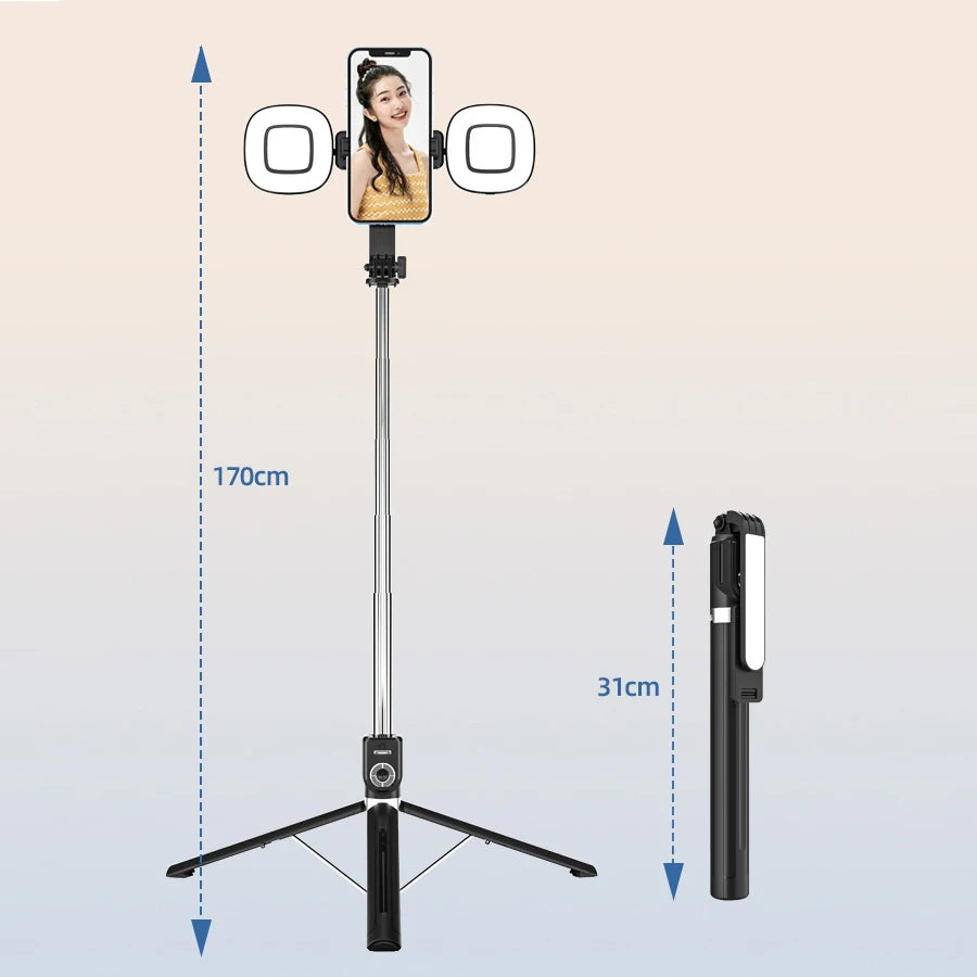All-in-One Selfie Light Stand -Trending