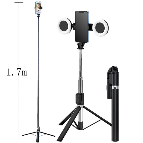 All-in-One Selfie Light Stand -Trending